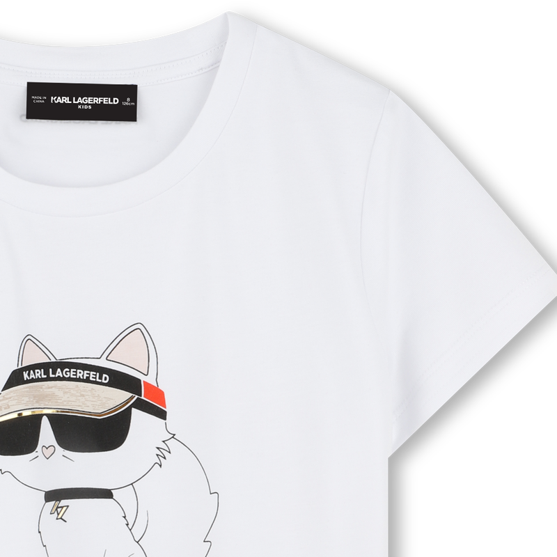 TEE SHIRT KARL LAGERFELD KIDS 
                        BAMBINA
