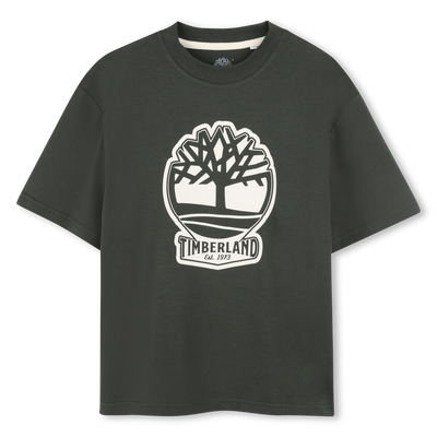 T-shirt bicolore con logo TIMBERLAND RAGAZZO