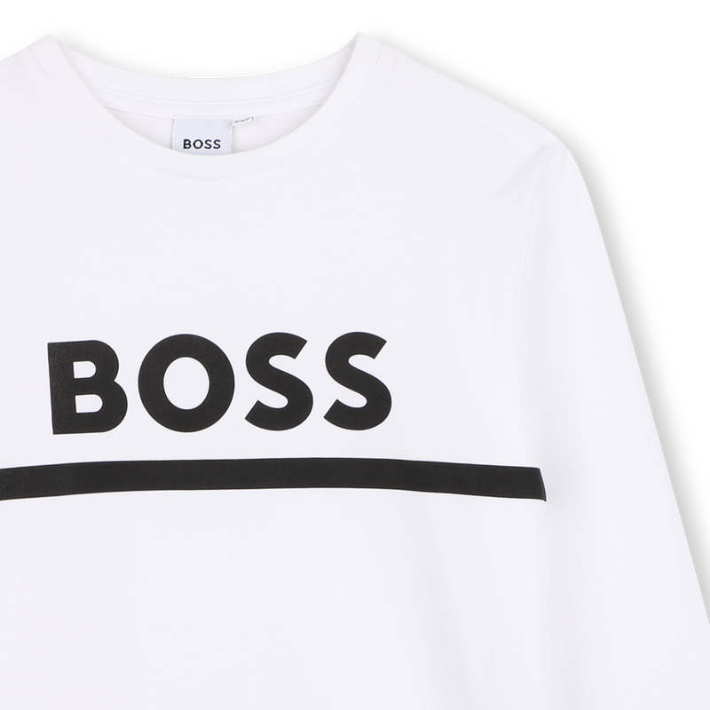 T-SHIRT A MANICHE LUNGHE BOSS 
                        RAGAZZO