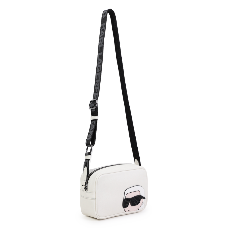 Borsa regolabile con badge KARL LAGERFELD KIDS 
                        BAMBINA