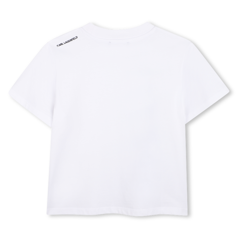 T-SHIRT STAMPATA KARL LAGERFELD KIDS 
                        RAGAZZO
