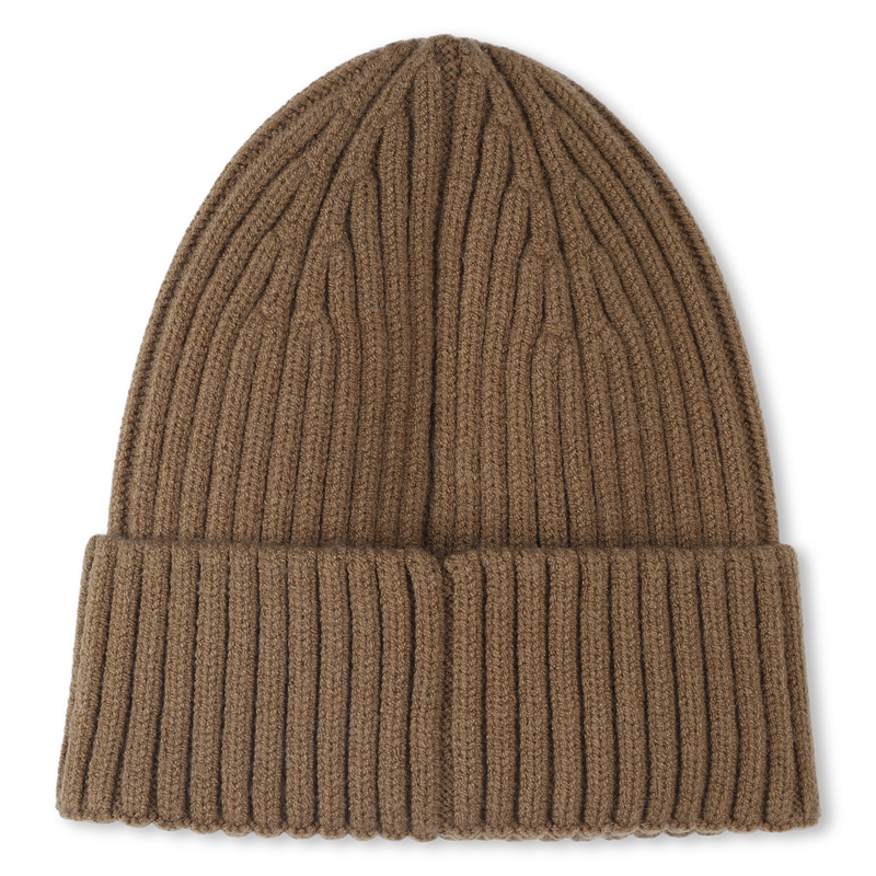 Cappello badge lavorato a maglia con logo TIMBERLAND 
                        RAGAZZO