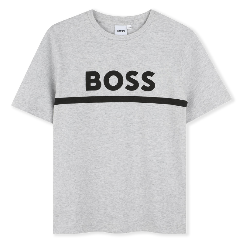 T-SHIRT A MANICHE CORTE BOSS 
                        RAGAZZO