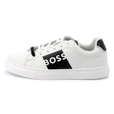 Sneakers stringate in pelle BOSS RAGAZZO