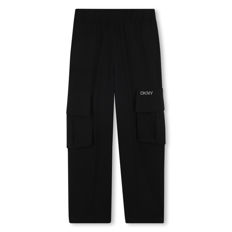 Pantaloni fluidi a gamba larga DKNY 
                        BAMBINA