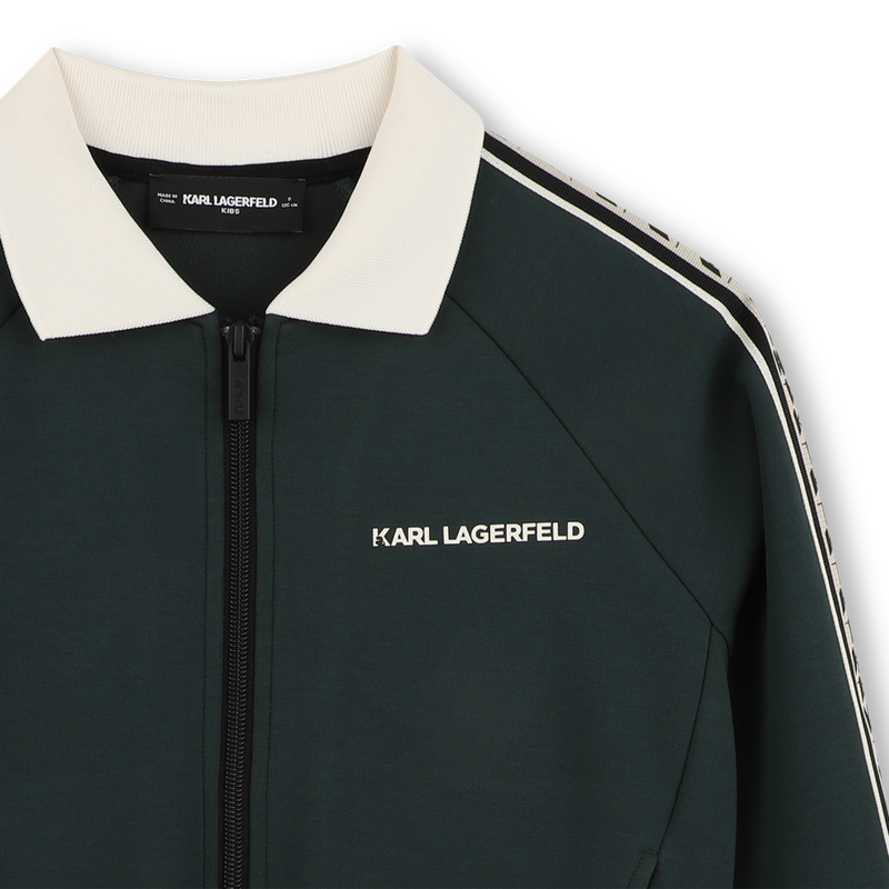 Cardigan sportivo KARL LAGERFELD KIDS 
                        RAGAZZO