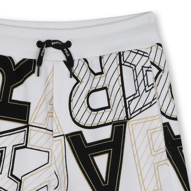 Bermuda stampati in cotone KARL LAGERFELD KIDS 
                        RAGAZZO