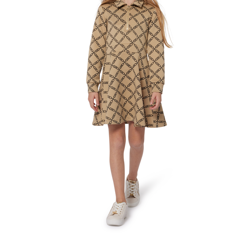 Vestito con zip maniche lunghe MICHAEL KORS 
                        BAMBINA