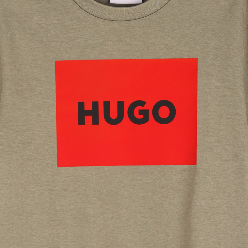 T-SHIRT A MANICHE CORTE HUGO 
                        RAGAZZO