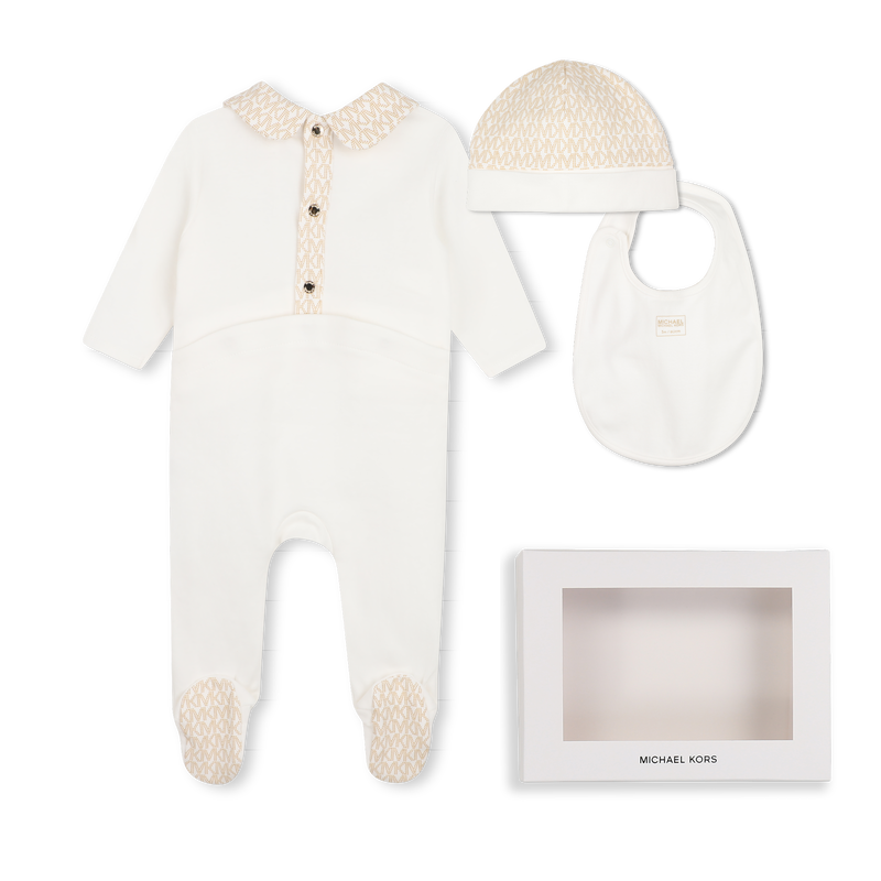 Set pigiama, berretto e bavaglino MICHAEL KORS 
                        BAMBINA