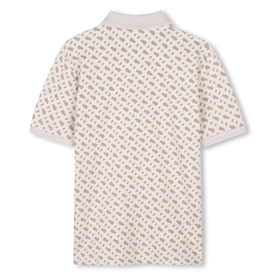 Polo stampata taglio dritto BOSS RAGAZZO