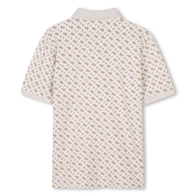 Polo stampata taglio dritto BOSS 
                        RAGAZZO