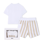 Set t-shirt + pantaloncini BOSS 
                    RAGAZZO
