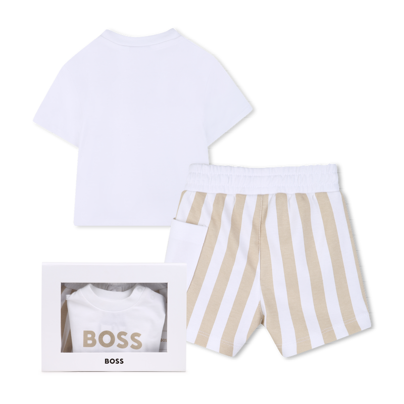 SET T-SHIRT + PANTALONCINI BOSS 
                        RAGAZZO