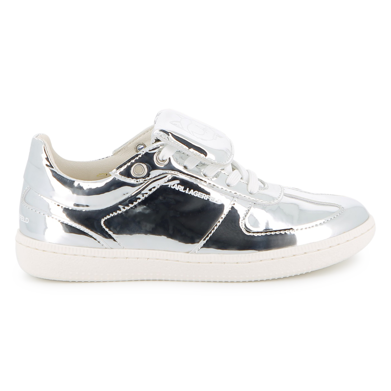 Sneakers effetto specchio KARL LAGERFELD KIDS 
                        BAMBINA