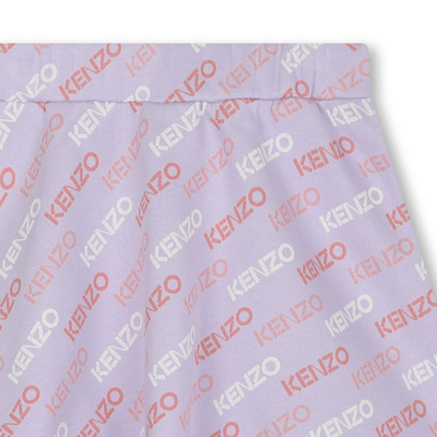 Gonna svasata con stampa logo KENZO KIDS BAMBINA