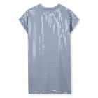 Abito in cotone con paillettes DKNY 
                    BAMBINA