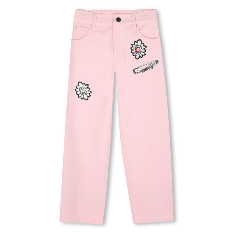 Pantaloni in twill MARC JACOBS 
                        BAMBINA