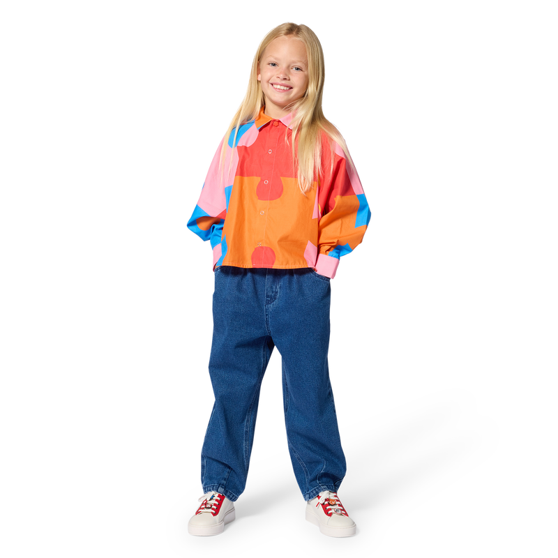 Pantaloni in denim KENZO KIDS 
                        BAMBINA