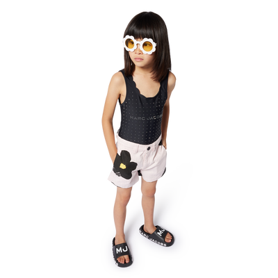 Shorts stampati in cotone MARC JACOBS BAMBINA