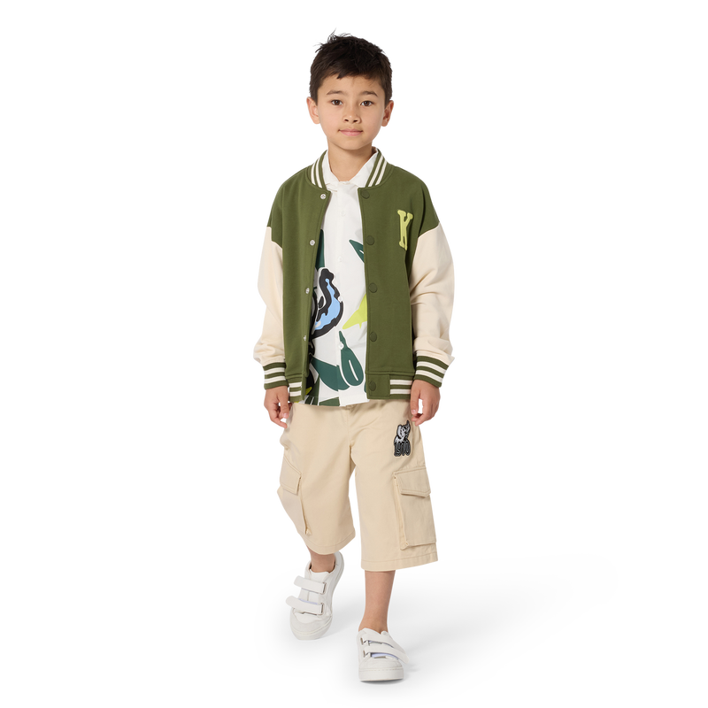 FELPA JOGGING CON CHIUSURA A ZIP KENZO KIDS 
                        RAGAZZO