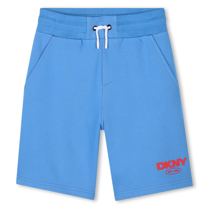 Bermuda in felpa di cotone DKNY 
                        RAGAZZO