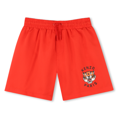 Shorts da bagno stampa Tigre KENZO KIDS RAGAZZO