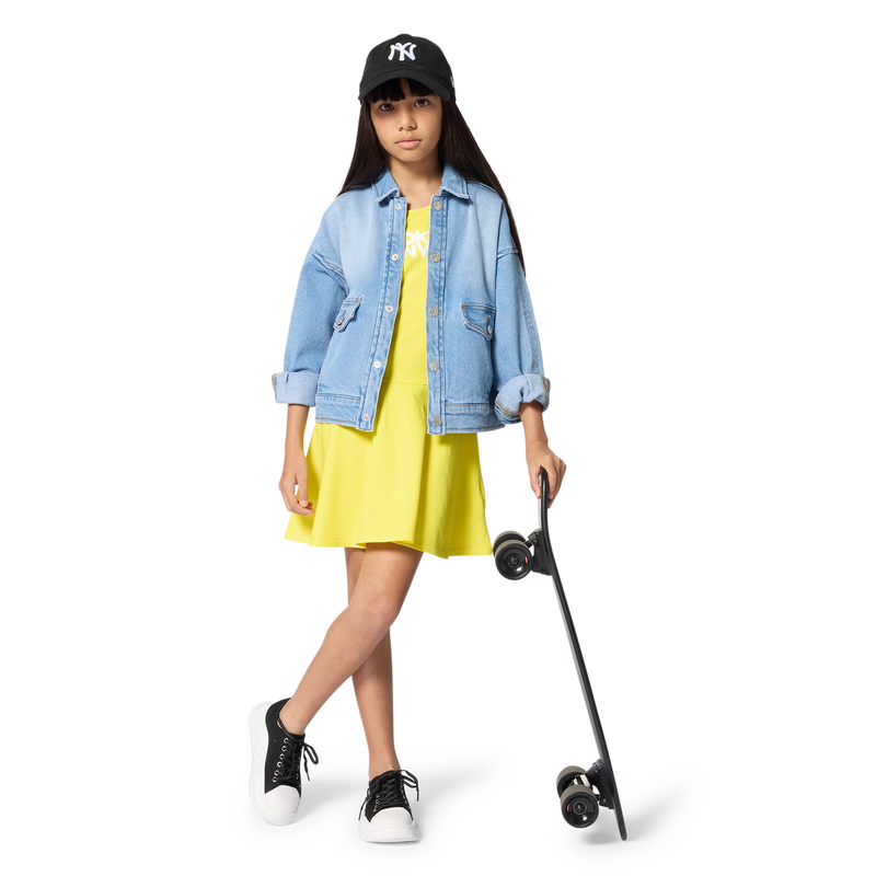 VESTITO CON SPALLINE DKNY 
                        BAMBINA