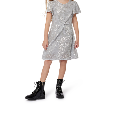 Vestito paillettes con zip MICHAEL KORS BAMBINA