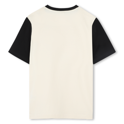 T-shirt di cotone multicolore BOSS RAGAZZO