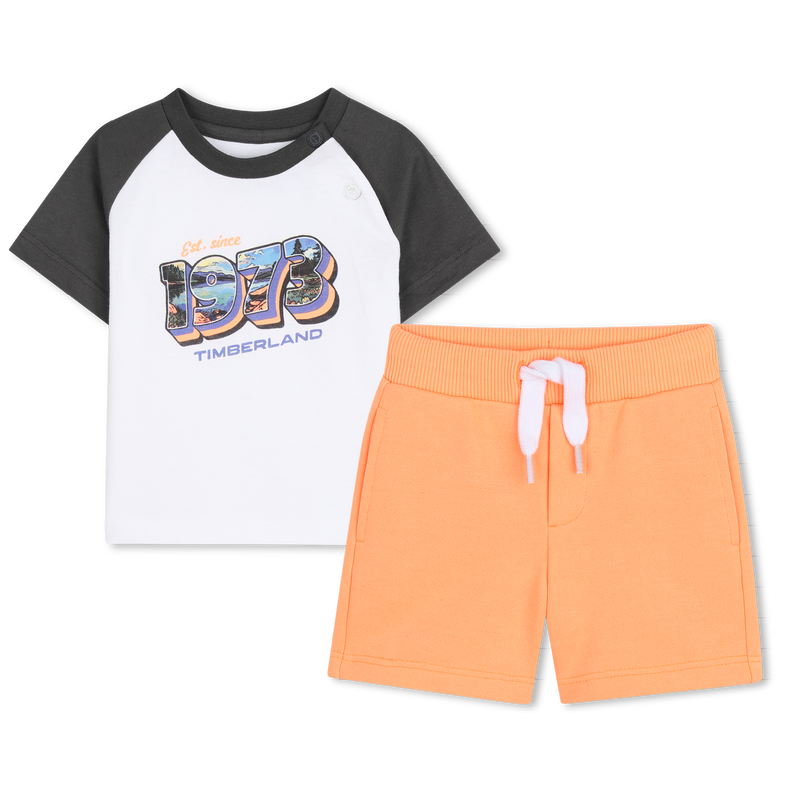 SET T-SHIRT E PANTALONCINI TIMBERLAND 
                        RAGAZZO