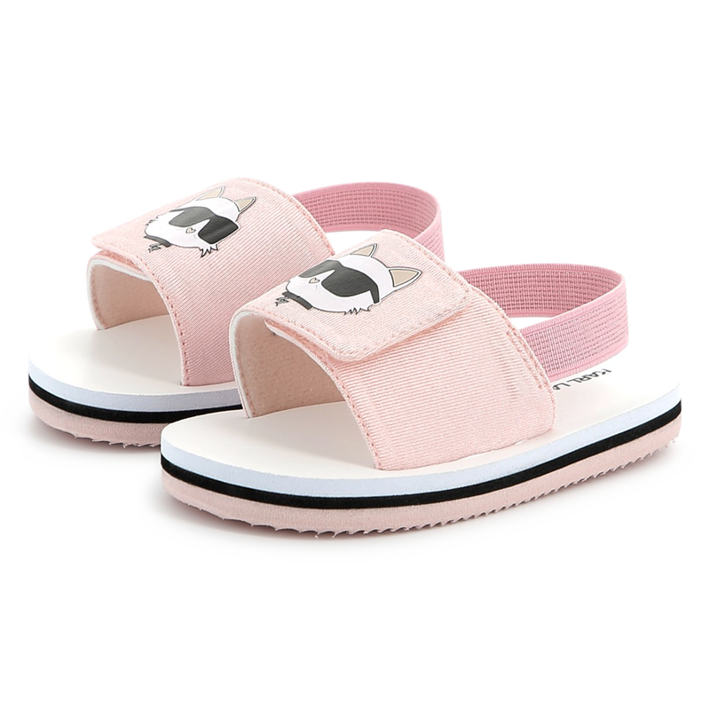 Sandali leggeri a strappo KARL LAGERFELD KIDS 
                        UNISEX