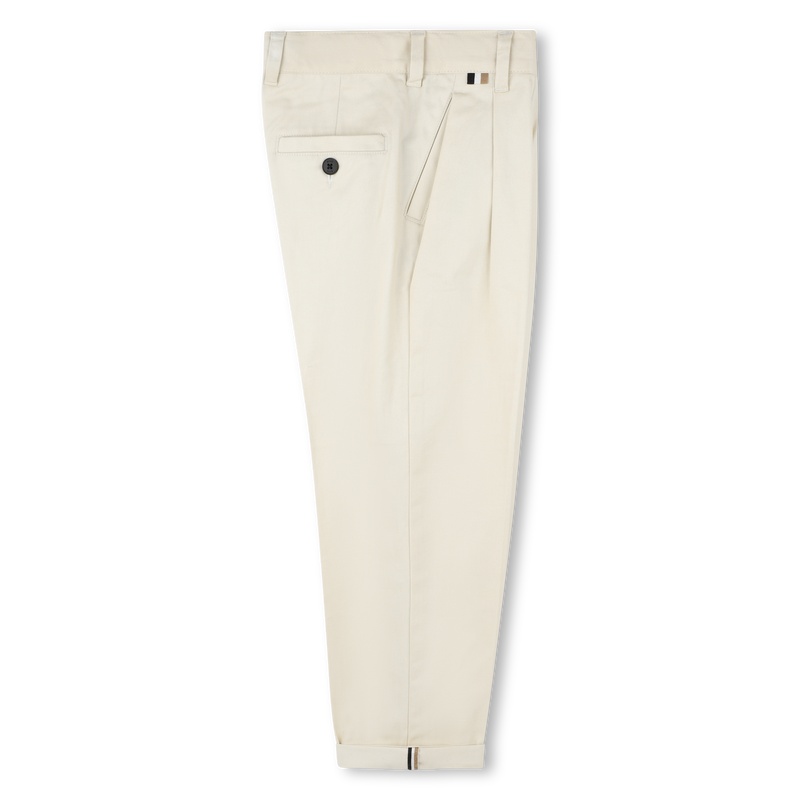 Pantaloni in misto cotone BOSS 
                        RAGAZZO