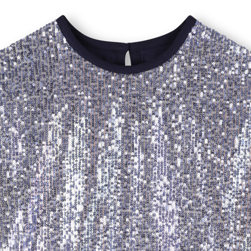 Abito bi-materiale BILLIEBLUSH 
                        BAMBINA