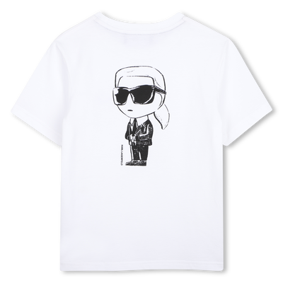 T-shirt a maniche corte KARL LAGERFELD KIDS BAMBINO