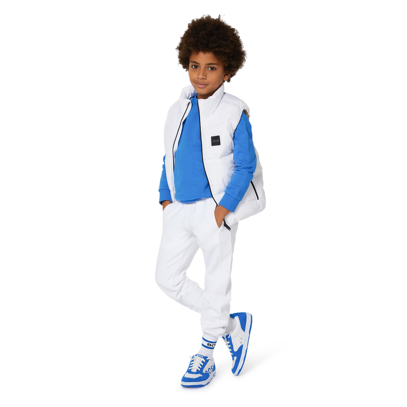 Sneakers stringate con logo