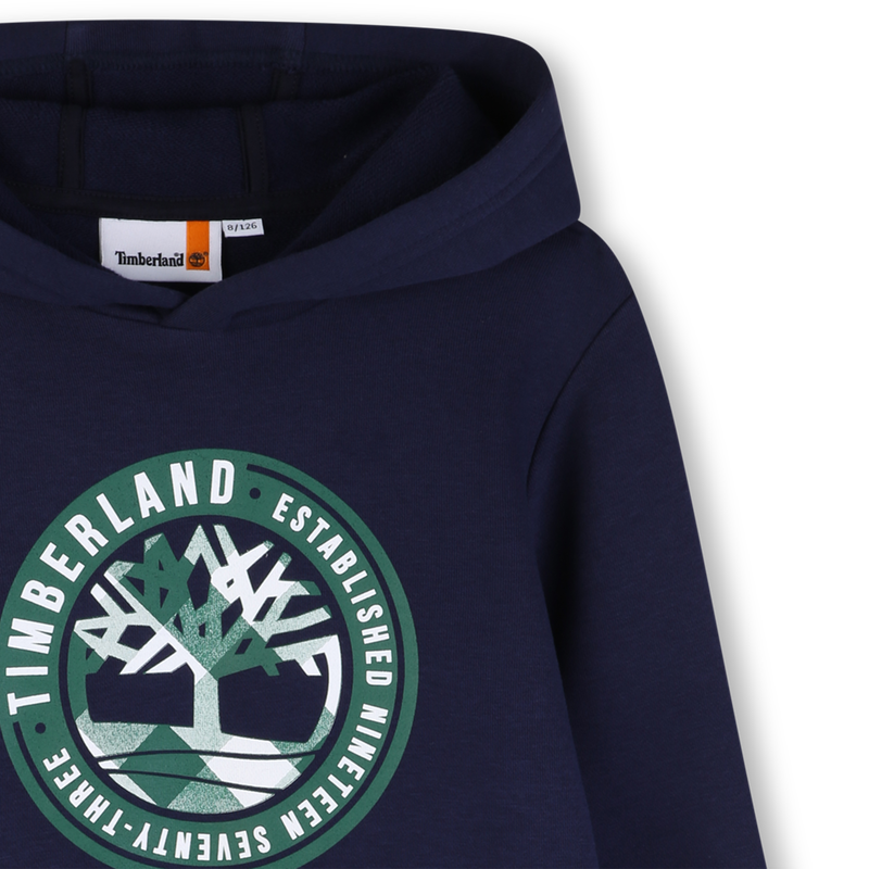 FELPA CON CAPPUCCIO TIMBERLAND 
                        RAGAZZO