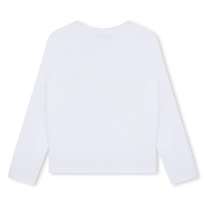 Long-Sleeved Cotton T-Shirt MICHAEL KORS BAMBINA