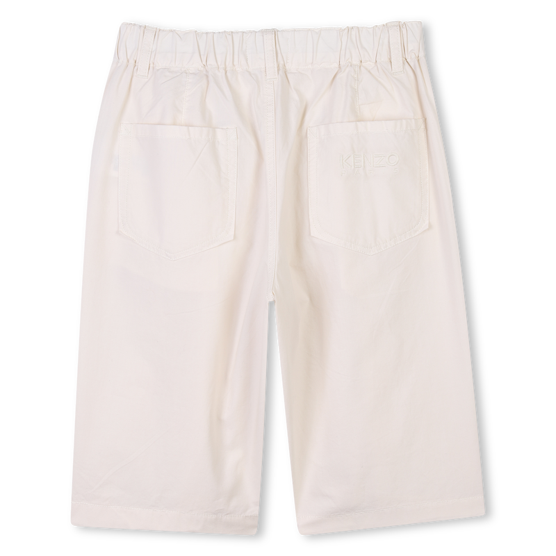 Bermuda tinta unita in cotone KENZO KIDS 
                        RAGAZZO