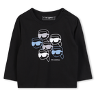 T-shirt a maniche lunghe KARL LAGERFELD KIDS 
                    RAGAZZO
