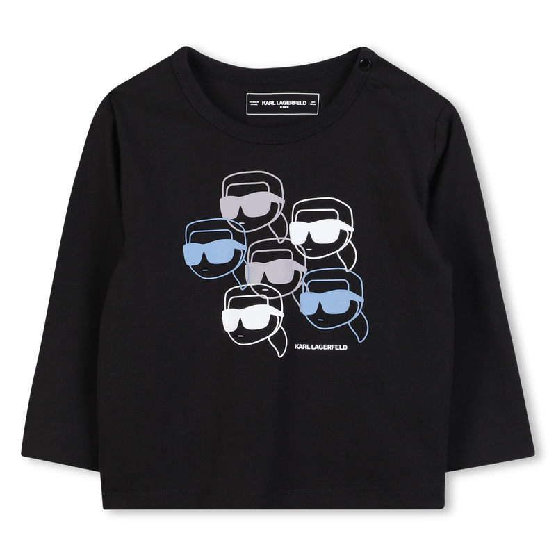 T-shirt a maniche lunghe KARL LAGERFELD KIDS 
                        RAGAZZO