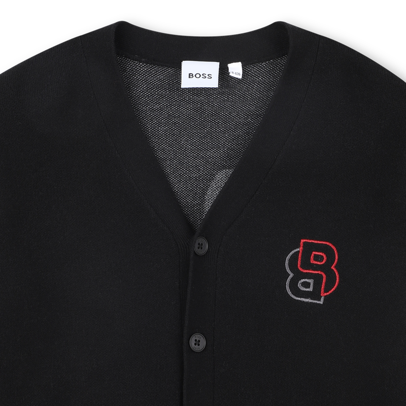 Cardigan in maglia BOSS 
                        RAGAZZO