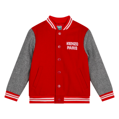 Giacca in misto lana ricamata KENZO KIDS BAMBINA