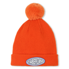 Cappello in maglia con pompon in pile, GIGLIO DI TIGRE, hi-res