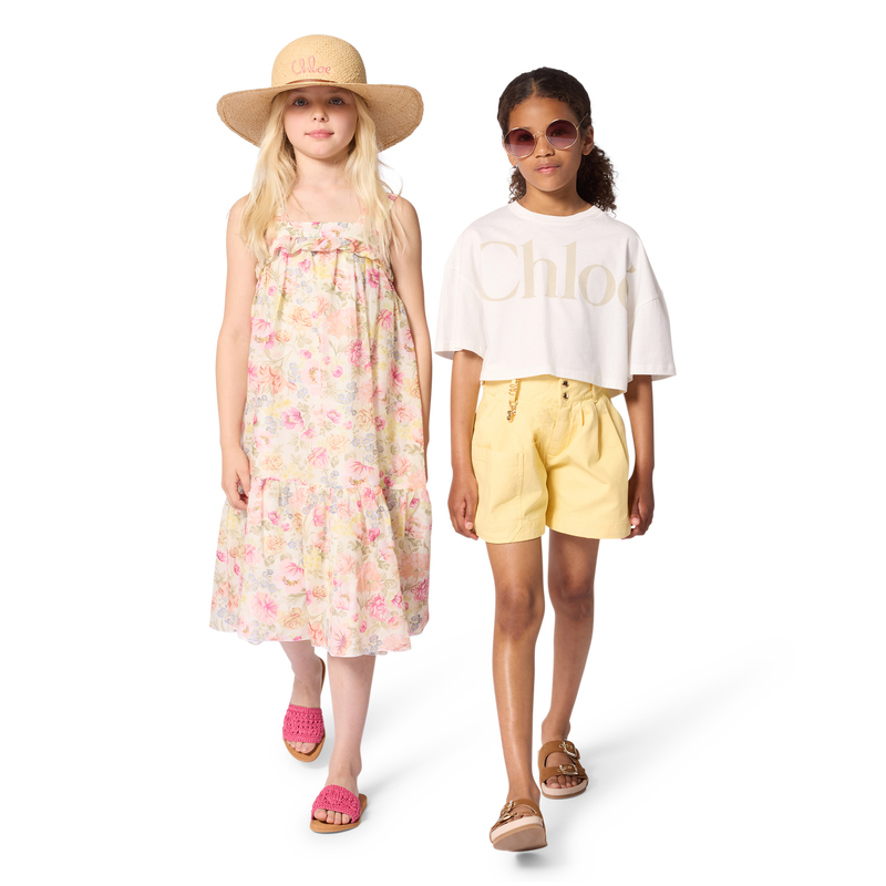 ABITO LUNGO CON SPALLINE CHLOE 
                        BAMBINA