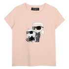 T-shirt a maniche corte KARL LAGERFELD KIDS 
                    BAMBINA