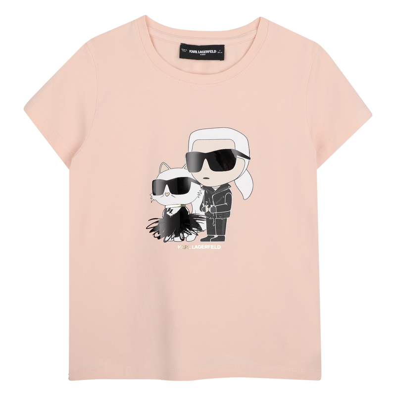 T-shirt a maniche corte KARL LAGERFELD KIDS 
                        BAMBINA