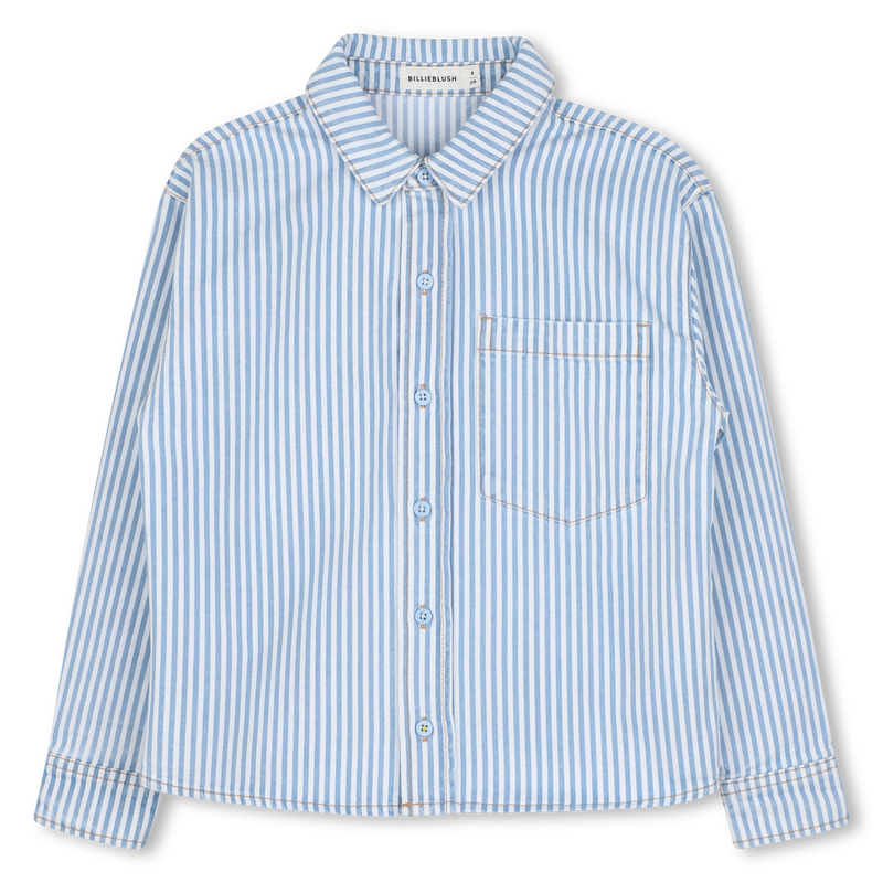 Camicia in cotone a righe BILLIEBLUSH 
                        RAGAZZO