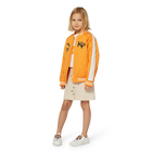 Gonna in cotone con badge KENZO KIDS 
                    BAMBINA