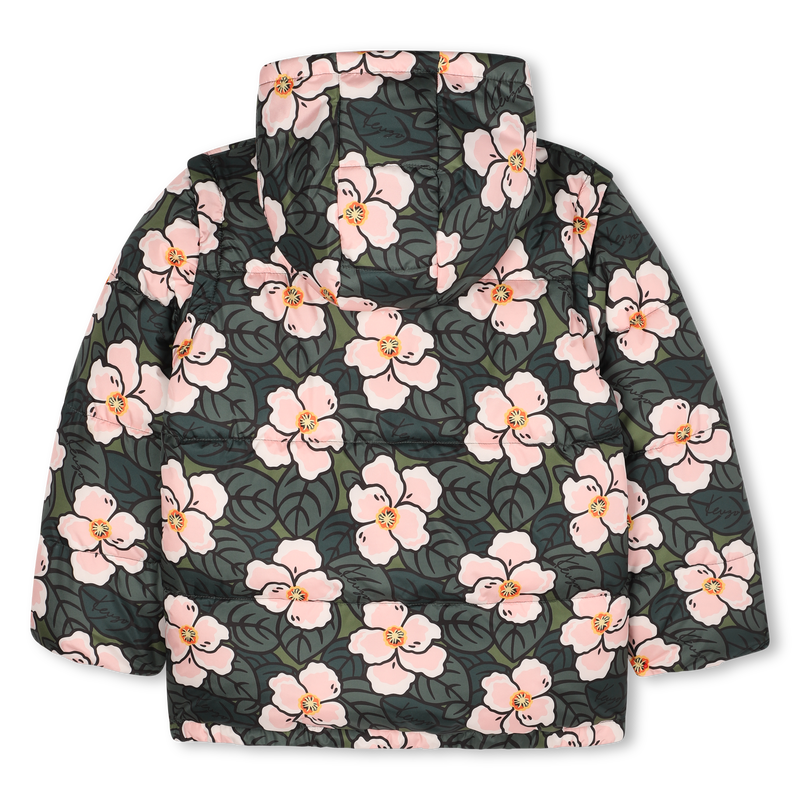 Piumino con maniche removibili KENZO KIDS 
                        BAMBINA